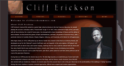 Desktop Screenshot of cliffericksonmusic.com